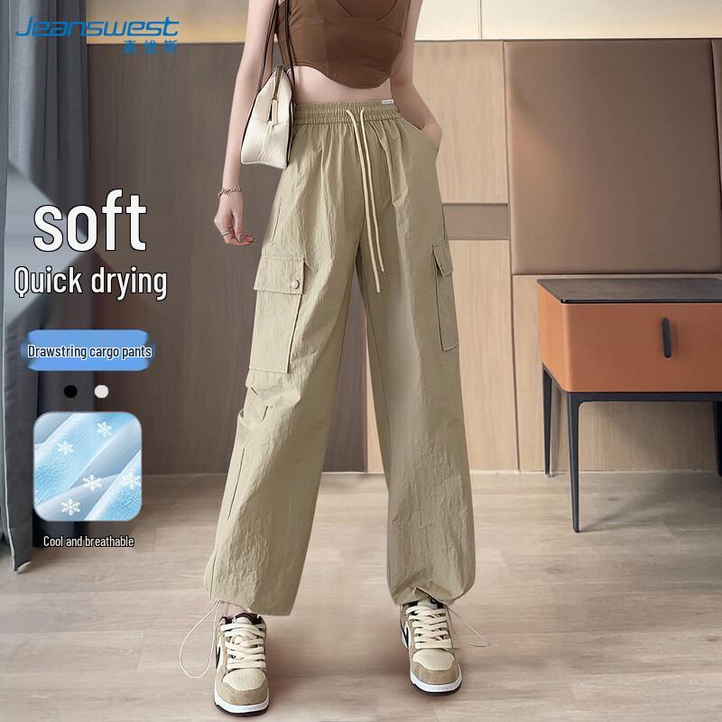 

Jeanswest Women s Quick-Dry Loose Fit Cargo Pants L