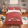 Cartoon C-Crayon Shin Chans Bedding Set Anime Duvet Cover Pillowcase For Kids Adults Bedroom Decor Gif Single Double Large Sizes