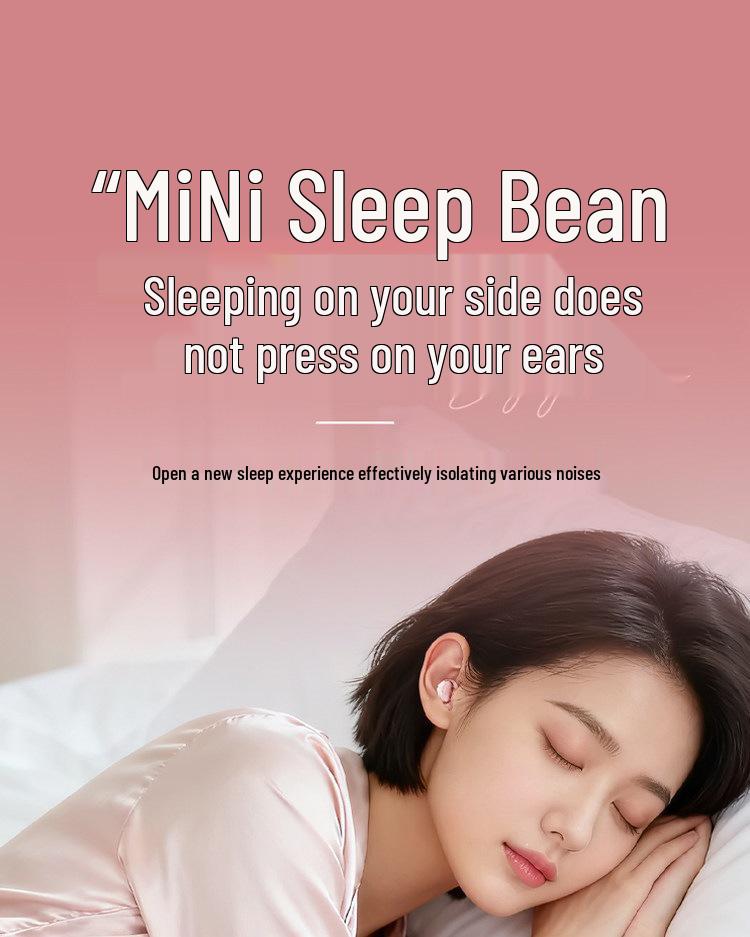 2026 Noise-Cancelling Bean-Shaped Bluetooth Earbuds: High-Fidelity, Long Battery Life, Wireless In-Ear Sleep Buds