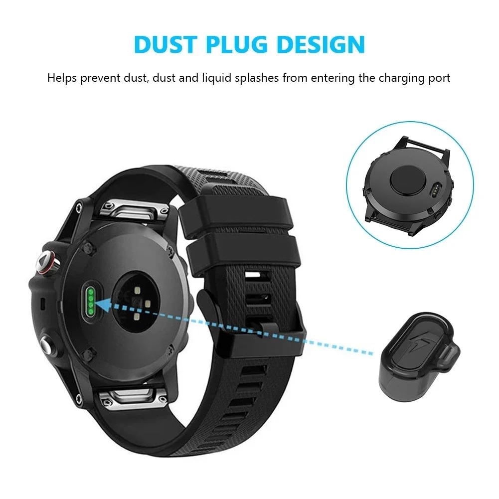 20/1pcs Soft TPU Dust Cover for Garmin Forerunner 955 945 245 Fenix 7 7S 7X 6 6S 6X Transparent Dust Plug Clear Dust Cap Case