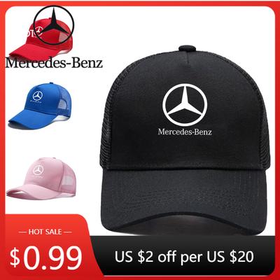 Samolepka na auto 2025 Horké Pro Benz Mercedes Benz Vyšívaná Auto Nastavitelná Sportovní Baseballová Ležérní Čepice Pro Mercedes Benz A C E S G Cla
