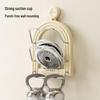 Pinhuan Wall-Mounted Pot Lid Holder with Towel Bar