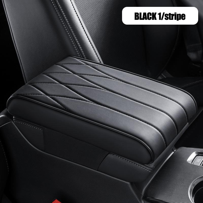 Auto Streifen Armlehnenpolster Matte Auto Mittelkonsolenpolster Memory-Schaum Armlehnenbox Handauflage Kissen Universell passend für die meisten Fahrzeuge