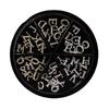 26Pcs Rhinestones Nails Studs Wear Resistant Remove Easily Manicure Accessories English Letters Nails