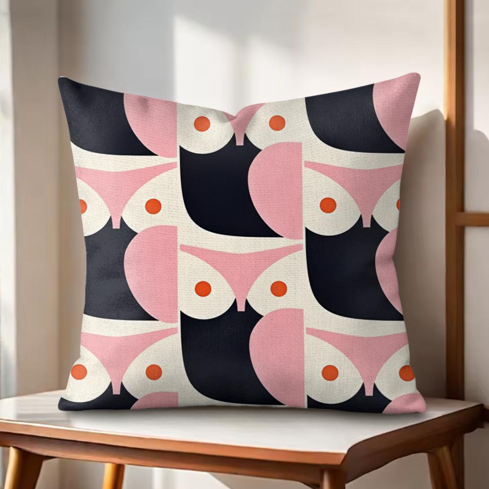 Brand OOrla Kiely Cushion Cover Natural Linen Organic Fabric DoubleSided Printing Couch Pillow Covers Home Decor