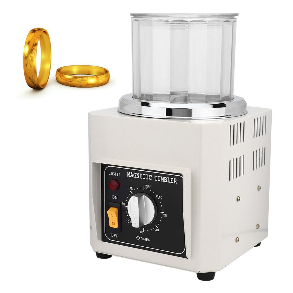 Magnetic Tumbler Jewelry Polisher Finisher Machine Professional Polishing Tool