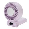 Foldable Handheld Fan 5 Speed Digital Display Quiet   Lasting Running   Fan with Lanyard for Daily Use Outdoor
