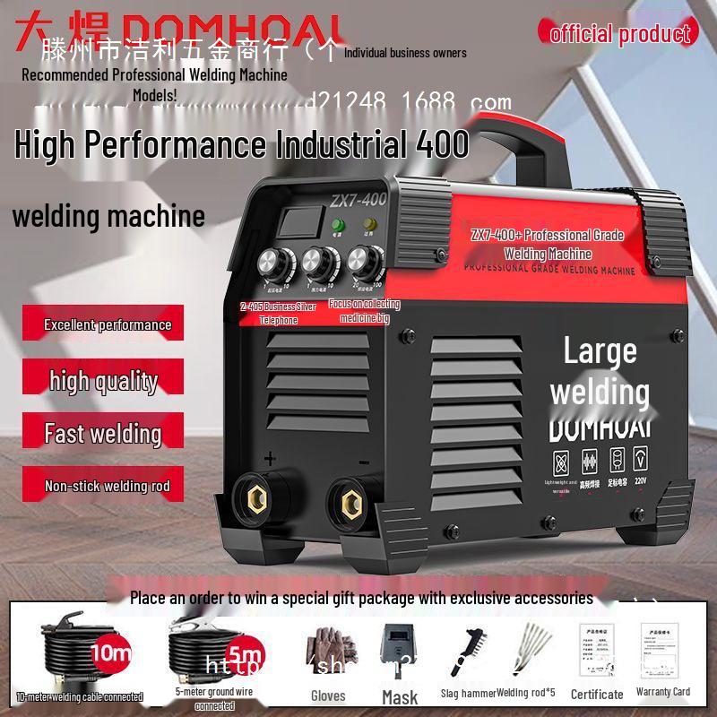 500 Electric Portable Dual Voltage Welder: 220V/380V Industrial-Grade Household Laser DC Welder
