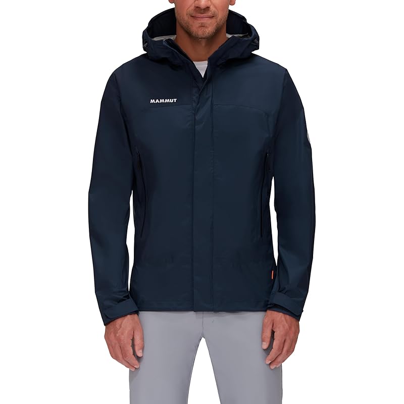 

[Mammut] micro layer 2.0 hard shell hooded jacket asian fit Men s/Microlayer HS Hooded Jacket AF Men 1010-28651 marine