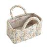 Floral Storage Basket, Desktop for Cosmetics, Toys, Snacks - Multi-Purpose Home Decor Storage Basket for Living Room, Bedroom,