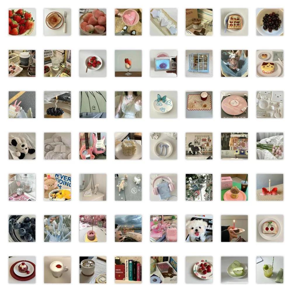 60PS Realistic and Beautiful Life Mall Fresh Graffiti Stickers for Bicycle Hand Account Pencil Case Decals LanLanStickersWorld