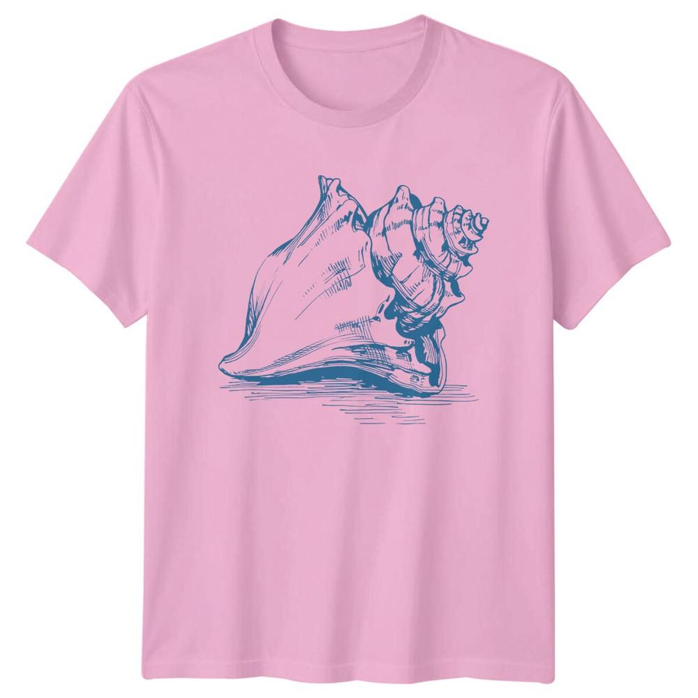 Seashells Graphic Unisexs TShirt Ladies Tee Sea Life Unisex Top