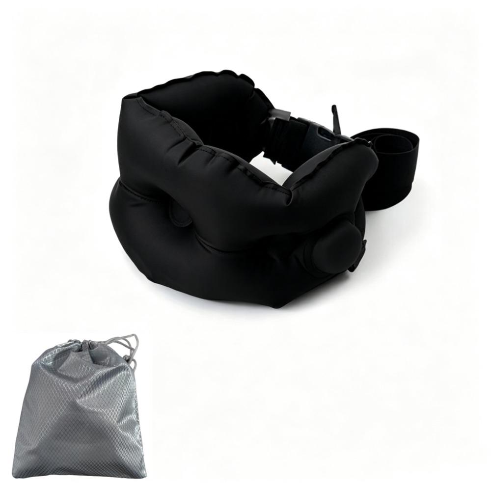 Adjustable Firmness Lumbar Support Cushion Portable Inflatable Back Pillow for Chair