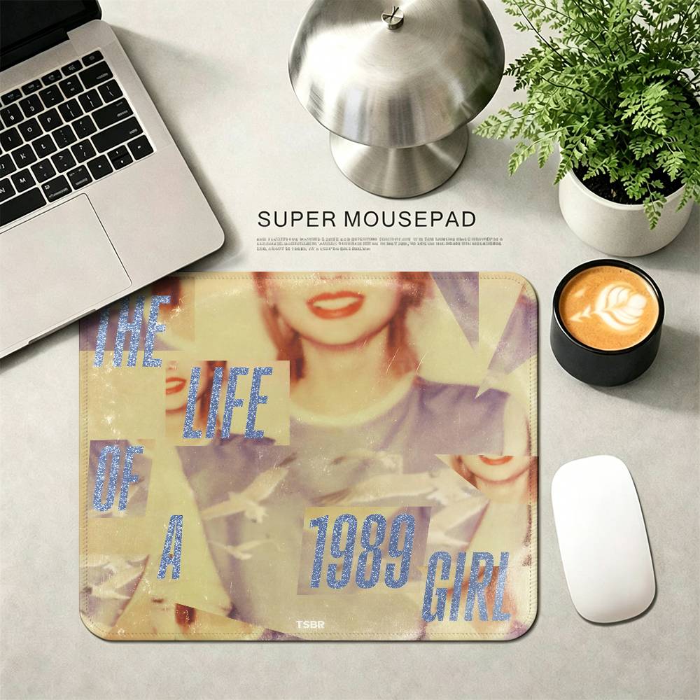Singer T-Taylor-S-Swift-ES T-TTPD 25x29cm Small Office Student Gaming Thickened Pad Non-slip Cushion Mouse Pad Writing Desk Mats