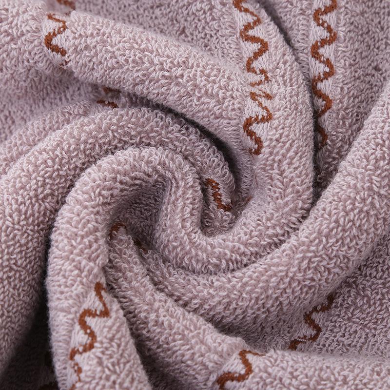 Pure Cotton Towel for Adults, for Face Washing, Household Use, Thickened Product, Daily Necessities, Water-rippled Pure Cotton, 32 Strands Towel