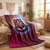 West Ham United Football Print Flannel Blanket Soft Warm Sofa Bed Throw Blanket For Home Office Bedroom