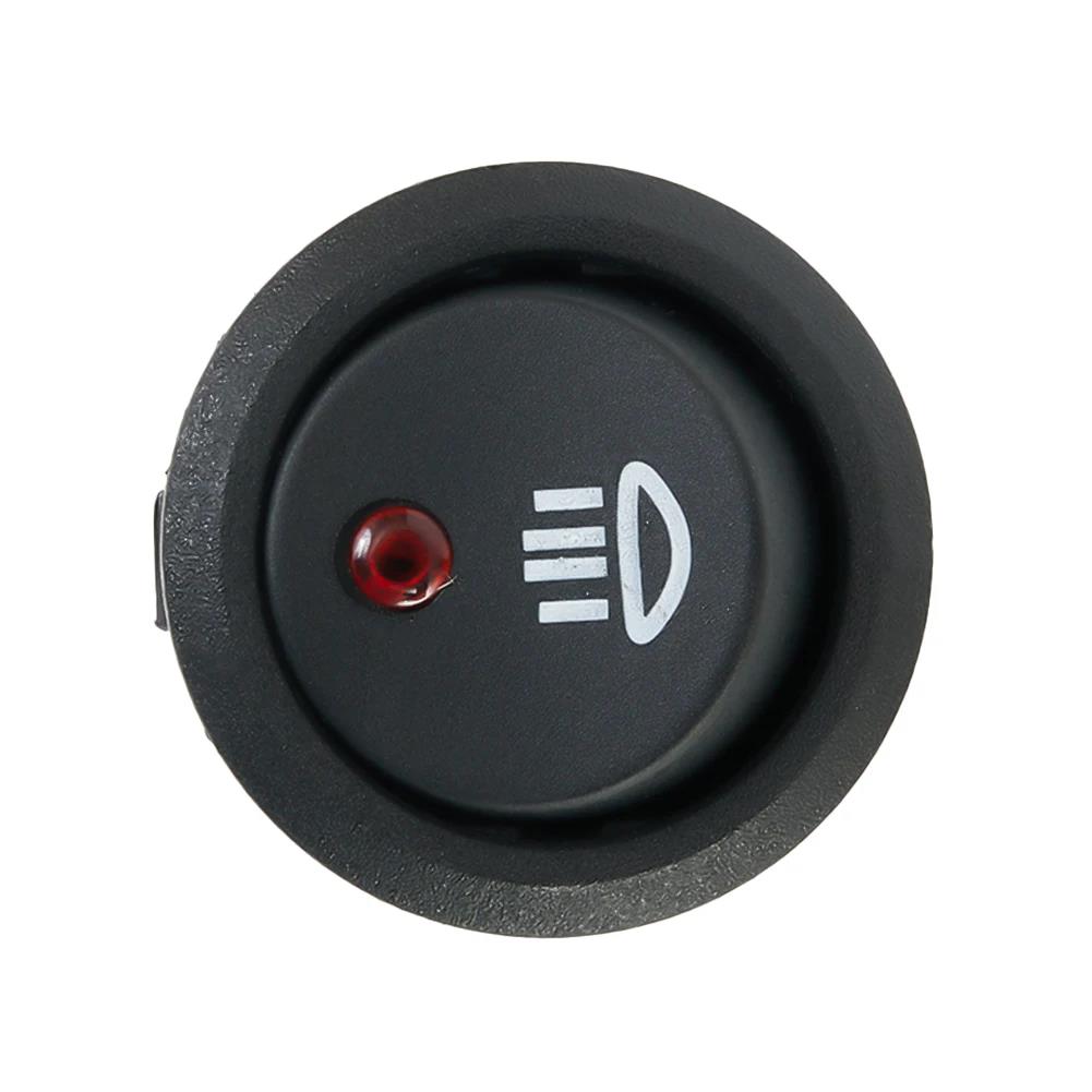 1 Pc On Off Rocker Switch Red Led Fog Light Lamp Symbol Car Van Truck 23mm DC 12V 20A ABS Plastic Fit For Car Van Truck Battery Switches5