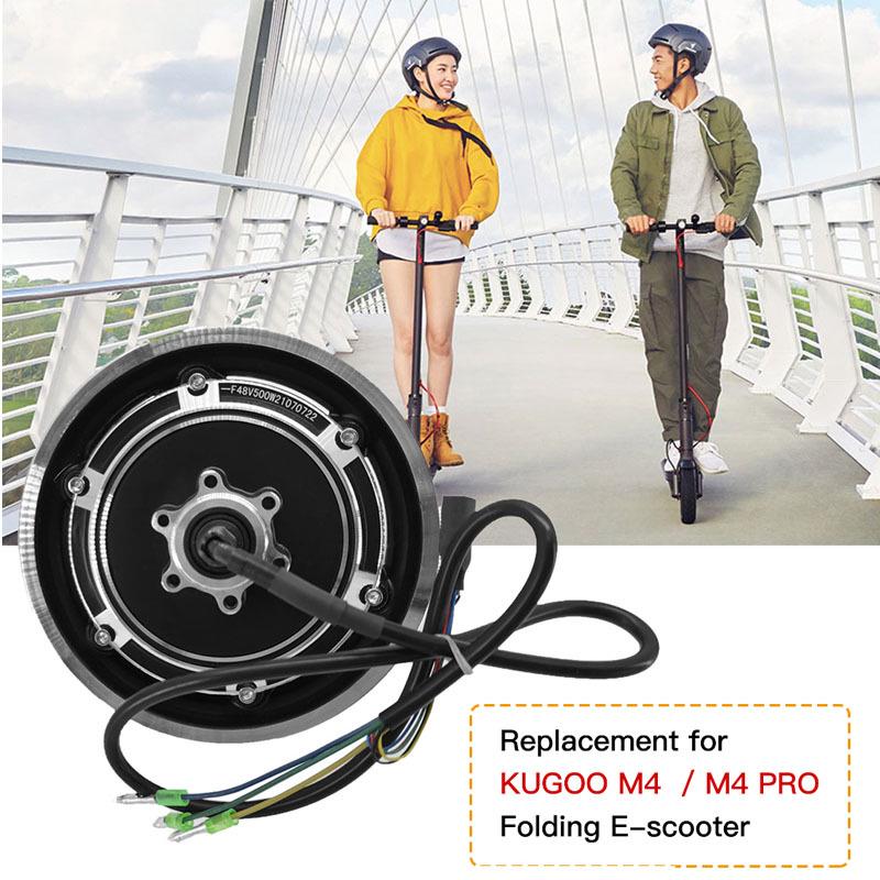 M4 Electric Scooter Rear Motor Wheel with 48V 500W Inflatable Off-Road Tire