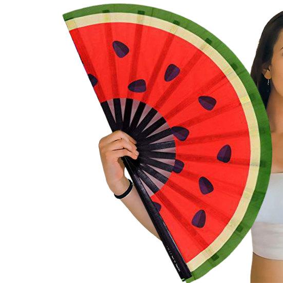 Opvouwbare ventilator Bloemenluipaard Sterrenhemelprint Dansventilator Stijlvolle handventilator voor feesten Festivals Prestaties