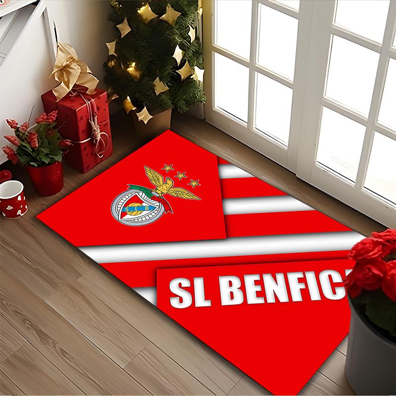 SL Benfica Teppich mit Aufdruck, Multifunktionaler Bürostuhl Sofa Teppich, Leicht zu reinigender Teppich für Zuhause und Wohnbereiche
