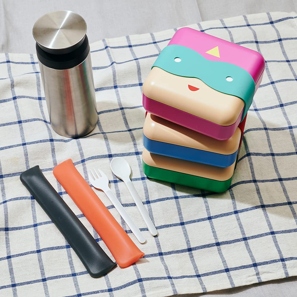 tak Bento Box Pink Superhero Lunch Box Leg