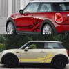 2pcs Car Sticker Flag Style Side Stripe Decals For Mini Cooper R56 R57 R58 R50 R52 R53 R59 R61 R60 F60 F55 F56 F54