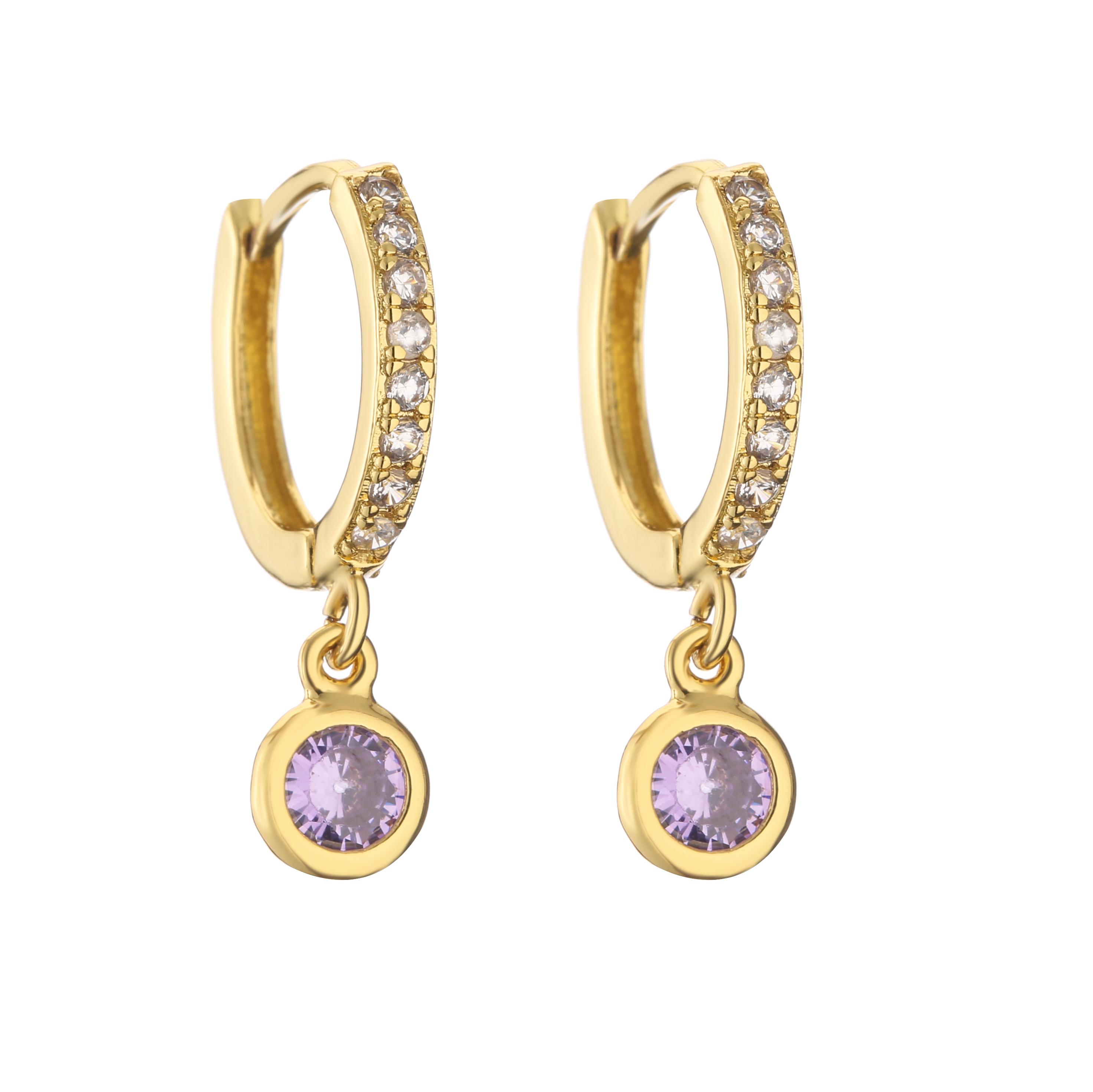 

HECHENG,AAAAA CZ Element Small Hoop Stud Earrings For Women ,Sweet Drop Earrings Wholesale Wedding Party Gift