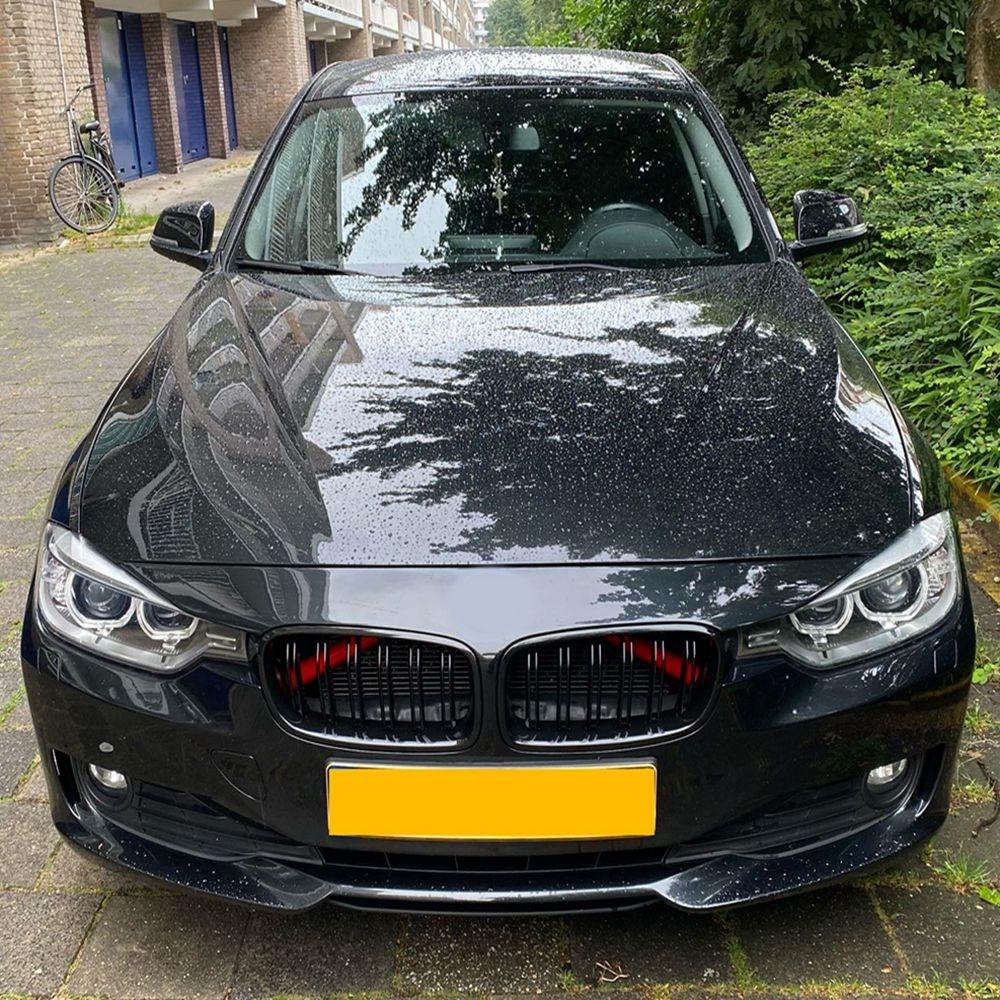 Banda Decorativă pentru Grila Frontală a Mașinii Pentru BMW F10 F02 M-Performance Benzi Decorative pentru Grilă Pentru BMW Seria 5 2010-2017 Stilizare Molding Roșu