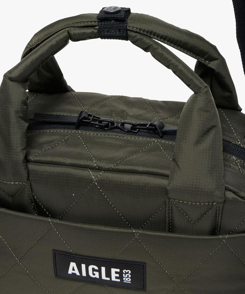 Aigle Official Quilted Mini Duffel Bag ZNHBN14 Moss Green Water-Repellent