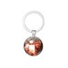 Roblox Game Character Key Ring Glass Dome Key Ring Gamer Accessory For Game Fans Kids Adults Collectible Holiday Gift Premium Quality