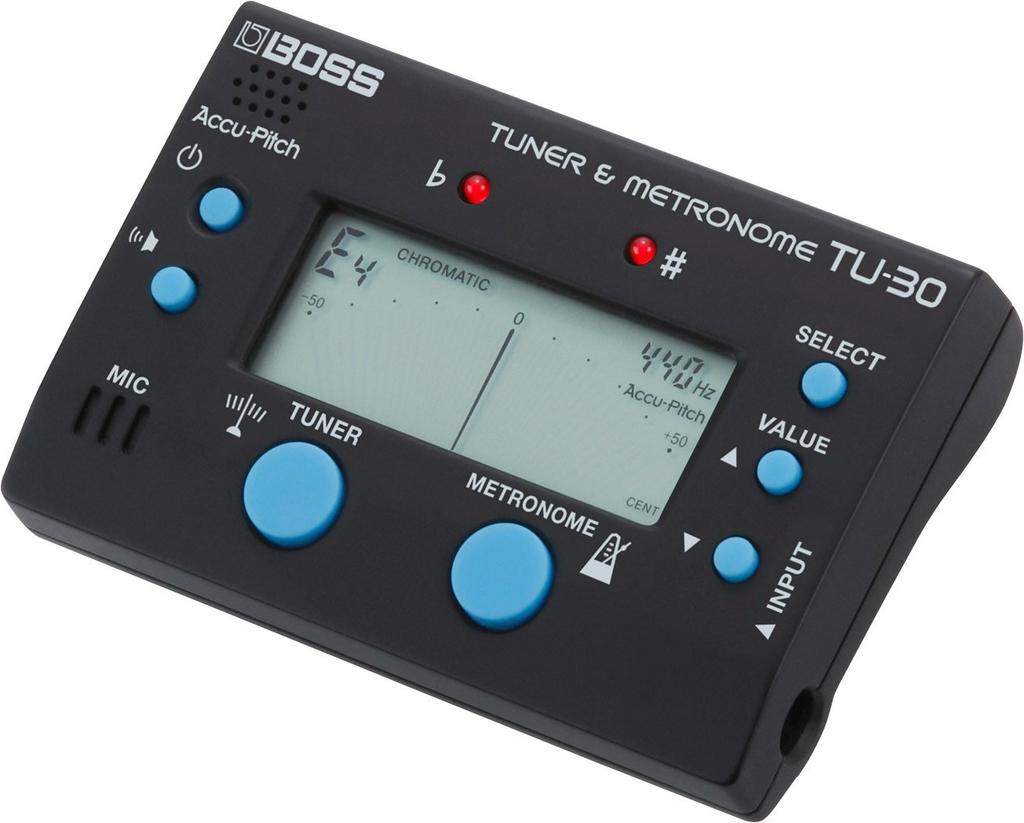 BOSS TU-30 Chromatic Tuner & Metronome