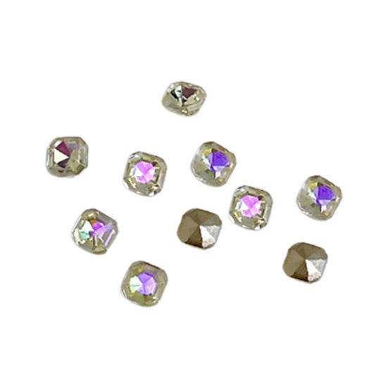 10ks/sada Nail Art Charm 3D vícetvaré DIY lesklé luxusní umělé křišťálové ozdoby na nehty zdobení nehtů domácí salon příslušenství na nehty