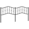 Replacement Headboard Metal Black 200 Cm