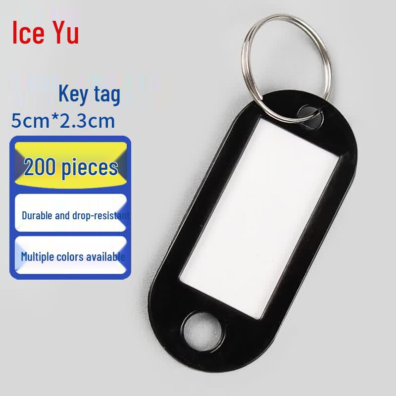 Bingyu BYkk-171 PP Key Tags (200 Pcs)