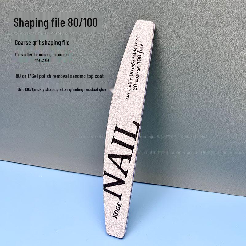 Washable Wear-Resistant Nail Shaping and Polishing Block