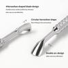 Style Double-Ended Nail Pedicure Stainless Steel Dead Skin Push Remover Cleaner Care Tool