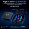 Huidun H100 MINI PC Intel Core 5 210H 13th Gen Intel UHD Graphics 16GB DDR4 SSD 512GB Windows 11 Pro