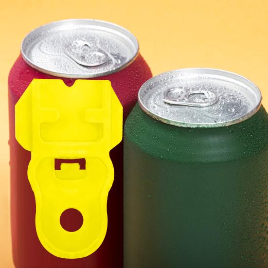 2Pcs Can Openers Compact Size Smooth Edge Portable Lightweight Reusable Multipurpose ABS Handheld Manual Beverage Drink Can Openers Kitchen Supplies