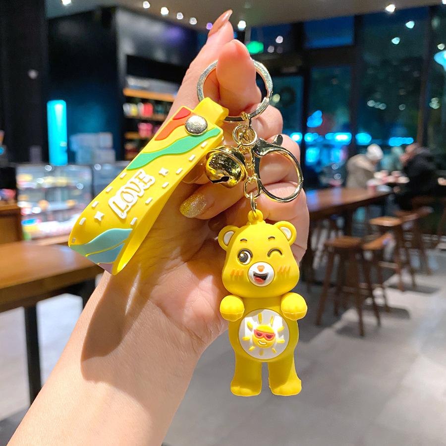 Popular Love Bear Doll Keychain Cute Trendy Exquisite Doll Keychain Bag Decor Accessories Couple Birthday, Valentine's Day Gifts