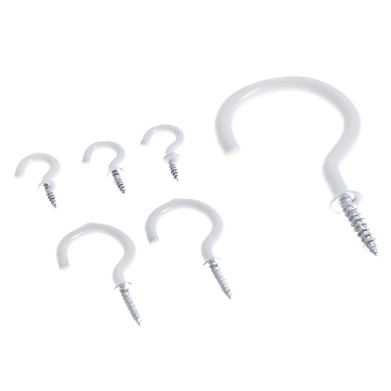 10 Pcs Mug Shouldered Hanger Cup Hooks Heavy Duty Screw-In Ceiling Hooks Cup