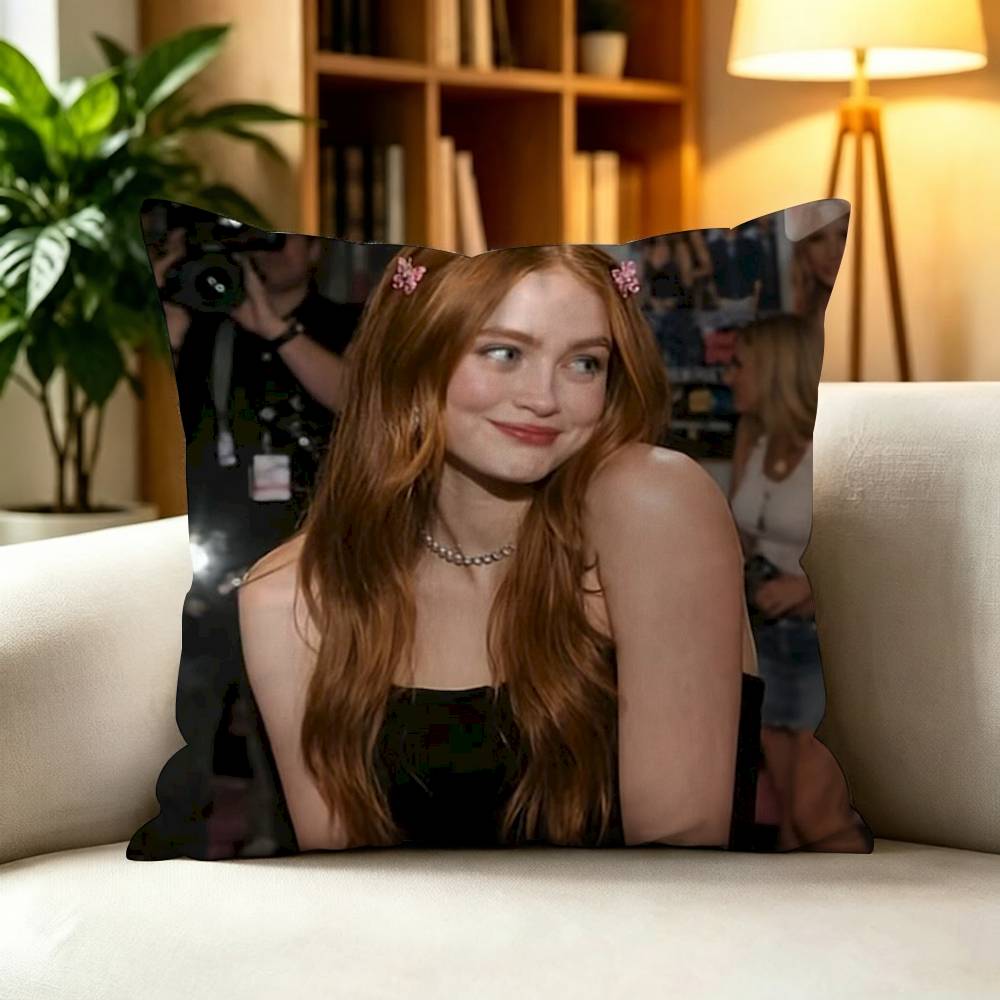 S-Sadie Max S-Sink Square Double-Sided Printed Pillow Case Sofa Cushion Cover Bedroom Bedside Decor