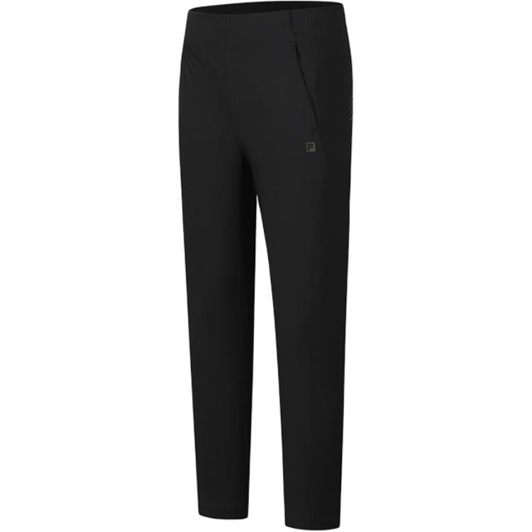 New FILA Knitted Sweatpants Women's Pitch Black A11W431612F-BK