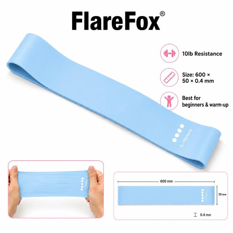 FlareFox Hip Resistance Bands Fitness Set Strength Agility Training Rehabilitation Muscle Exercises Yoga Home Gym Equipment 3
