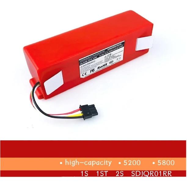 Replacement Battery .Compatible for XIAOMI 1S 1ST SDJQR01RR. Sweeping Mopping Robot Vacuum Cleaner(5200mAh)
