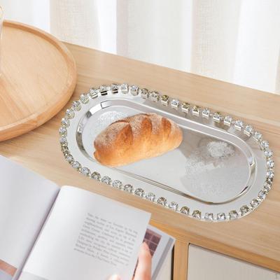 Iron Jewelry Tray ,Bracelet Necklace Organizer ,Watch Keys Holder, Dish Cake Serving Plate