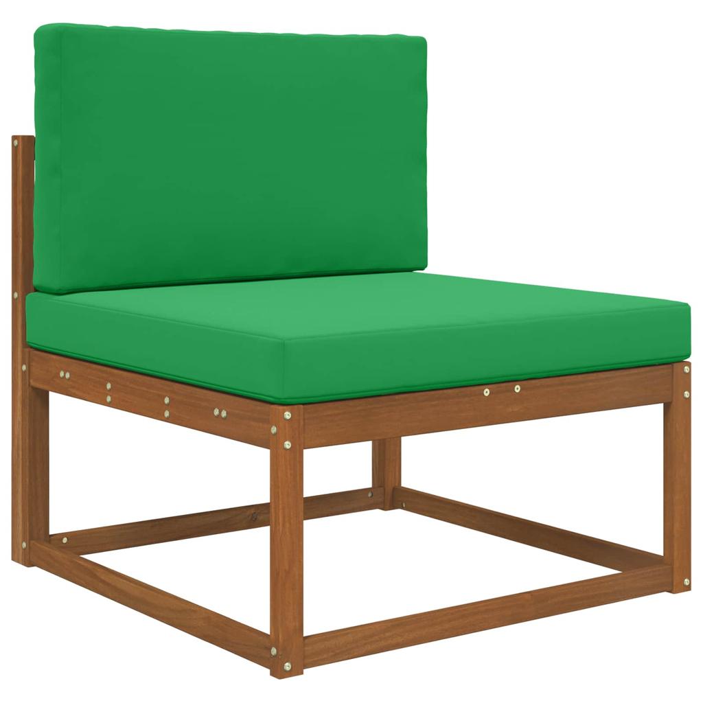 Outdoor Sofa Cushions 2 pcs Green Polyester