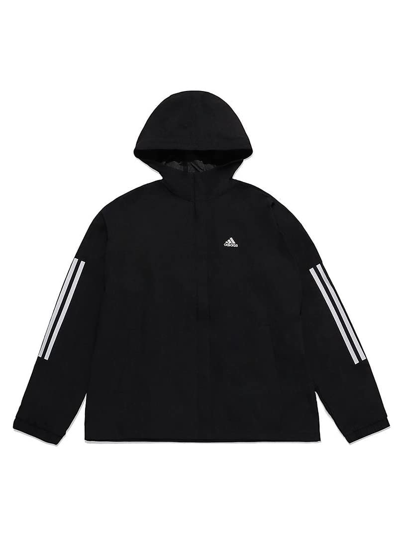 

Adidas BUJ47 Loose Fit Denim Look Cross Black L Women s Jacket, (IA5209)