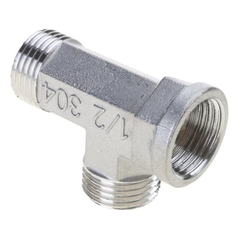 652F Toilet Diverter Adapter for Sprayer Shower Fitting Copper Three-way Water Pipe