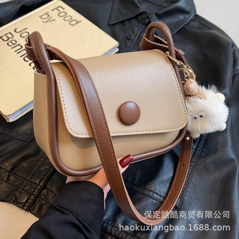 Super fire bag women's 2025 new trendy summer retro small square bag fashion niche versatile ins shoulder messenger bag