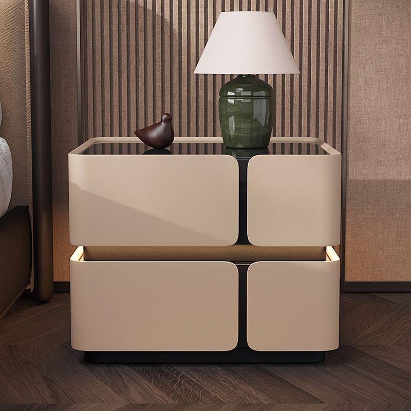 New High-End Smart Bedside Table with Light: Personalized Modern Storage for Bedroom